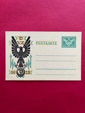 Deutsches Reich 1925 Ganzsache/Postkarte mit 370 Deutsche Verkehrsausstellung