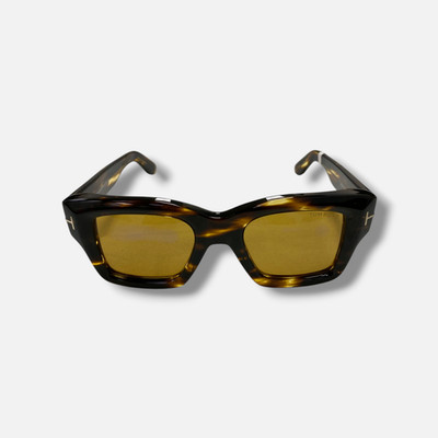 Tom Ford FT1154 Men's Brown Ilias Square Sunglasses 50-22-145