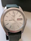 Vintage Seiko 5 Automatic 7S26-0420 White Dial Day Date Mens Watch 37mm