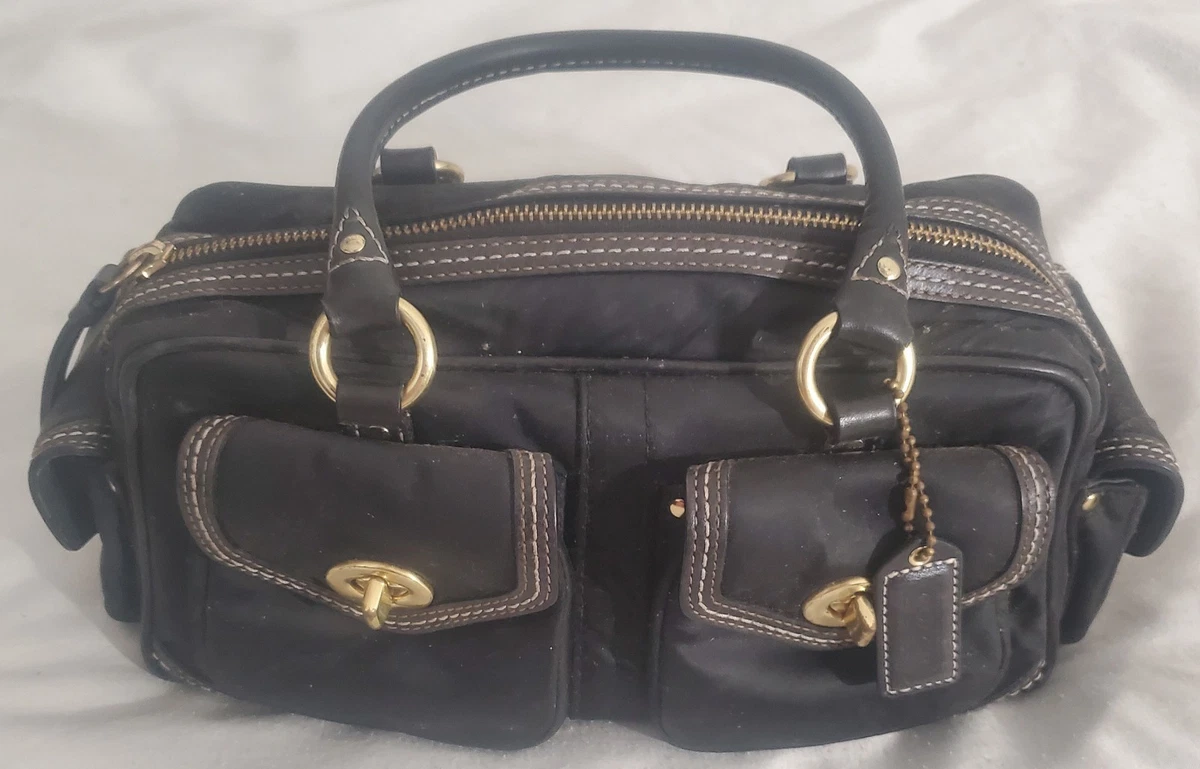 Coach Hampton Turn Lock Satchel/Top Handle Bag Handbags & Bags for