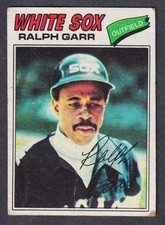 1977 Topps Ralph Garr #133 white Sox Vintage MLB VG