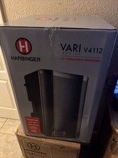 Harbinger VARI V4112 12" 2,500W Powered Speaker With Tunable DSP  iOS App Black