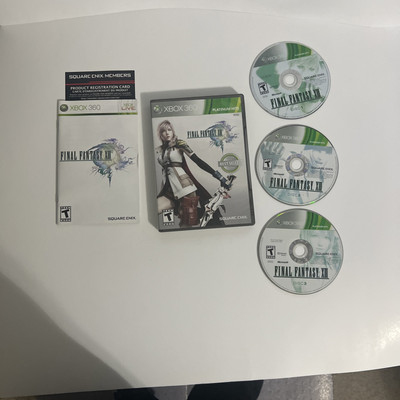 Final Fantasy XIII Xbox 360 Platinum Hits Complete CIB