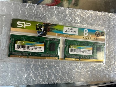 Silicon Power 4GB(x2) DDR3L  SDRAM 1600MHz laptop memory module Dual Channel Kit