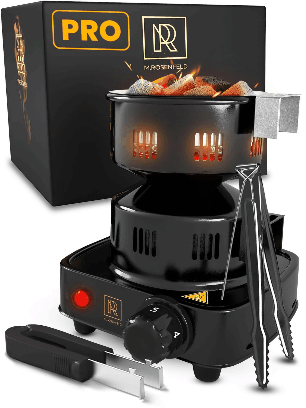 PRO Hookah Coal Burner for Hookah &ndash; Professional FIRE Tower Multipurpose