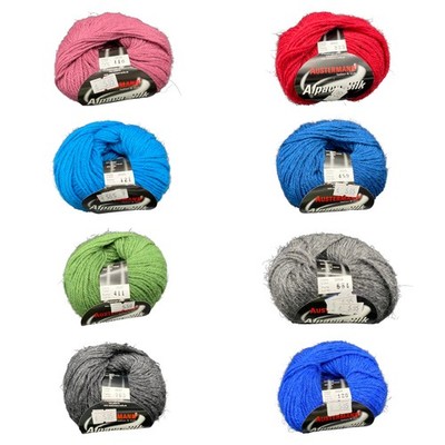 Austermann Alpaca Silk, Wolle 50g, mit Farbauswahl!