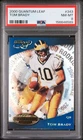 2000 QUANTUM LEAF #343 TOM BRADY ROOKIE RC PSA 8