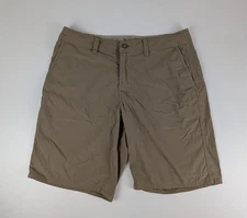 Patagonia Stretch Wavefarer Walk Shorts 20" Outseam Mens Size 34 Khaki Tan Beige