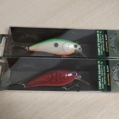 NORIES Complete Square 70 (Set of 2) JDM Premium Bass Lure Japan Authentic