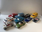 Job Lot 10 Various Vintage Corgi/Dinky Toys Mini, Porsche, Merc Etc Sold As Seen