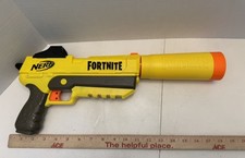 NERF Gun Fortnite SP-L SPL Elite Dart Blaster With Silencer