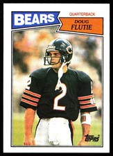 1987 Topps Football - Doug Flutie #45 Rookie Card - Chicago Bears. rookie card picture