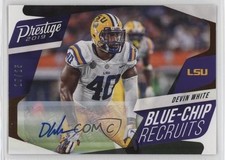2019 Prestige Blue Chip Recruits Xtra Points Bronze 10/25 Devin White Auto 17e3