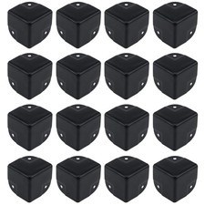 16Pcs Black Metal Corner Guards - Speaker Cabinets Protector