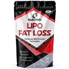 NutriVolv Lipo Fettabbau Kapseln | 60 | Maximal 60 Stück (1er Pack) 