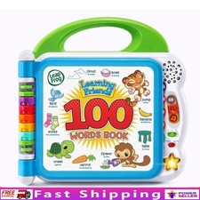Bilingual Learning Friends 100 Words Book Interactive Toy Toddlers 18 Months New