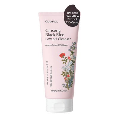GLAMFOX Ginseng Black Rice Low pH Cleanser (7.77oz)