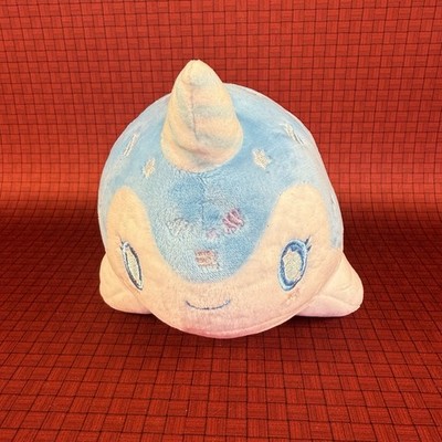 Aurora Tasty Peach Blue Raspberry Narwhal 7  Plush Toy Stuffed Small