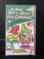 Warner Brothers Dr. Seuss How the Grinch Stole Christmas VHS UK LIMITED EDITION