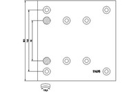 Bremsbelagsatz Trommelbremse Textar 1949509 FüR SK NG Mercedes FAP T012 Arocs MK