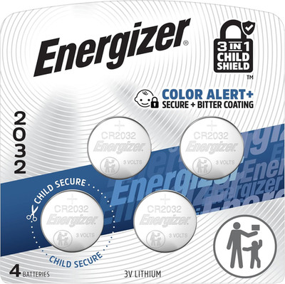 2032 Batteries (4 Pack), 3V Lithium Coin Batteries