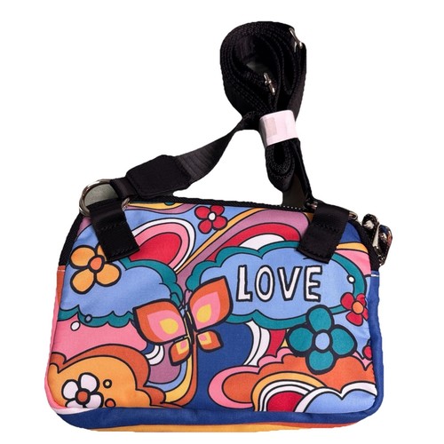 Bolso Bandolera Brighton Power of Love Multicolor Retro Heart Love Essentials Nuevo - Imagen 3 de 8