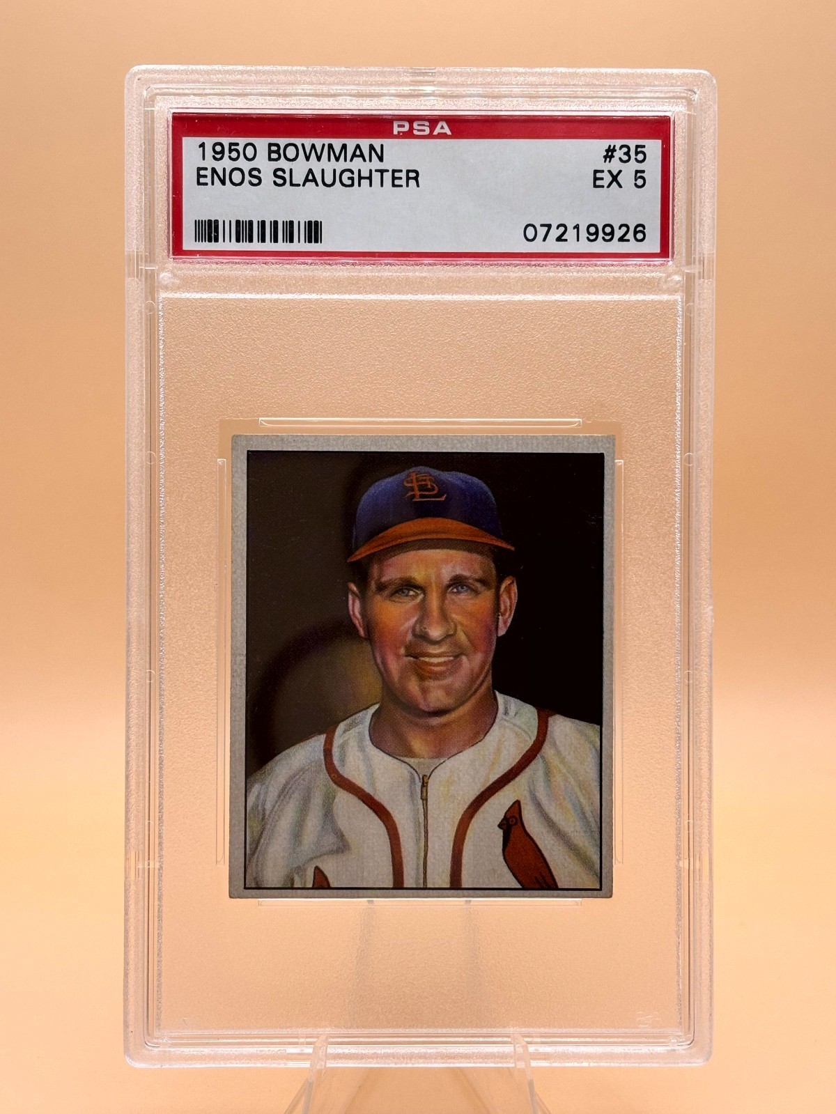 1950 Bowman - Enos Slaughter #35 PSA 5
