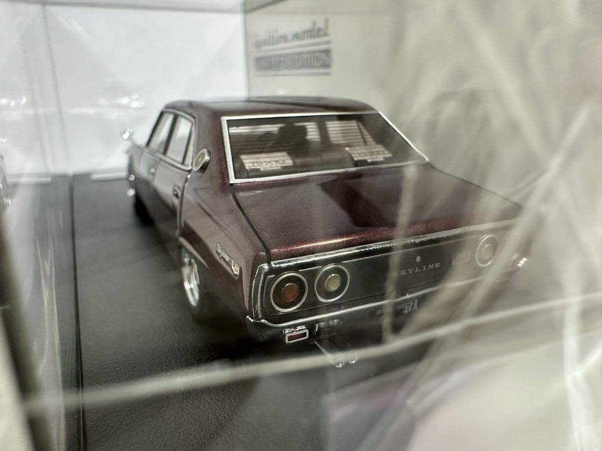 1/43 Nissan Skyline 2000 Gt-X Gc110 Purple Metallic Ignition