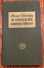 Hering’s Dictionary Of Classical & Modern Cooking 1958 1st Edition Cookbook