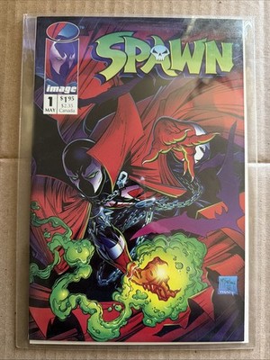 vintage 90's Spawn #1 Image Comic Book Todd McFarlane rare & htf & collectible