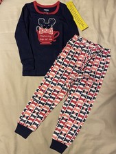 Gymboree Mouse Cup Of Tea Girls Gymmies 3T 3 Pajamas PJs Cotton Set NEW NWT
