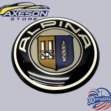 Alpina Key Fob Emblem Badge Roundel 1.11 28mm Replacement Logo Sticker Decal