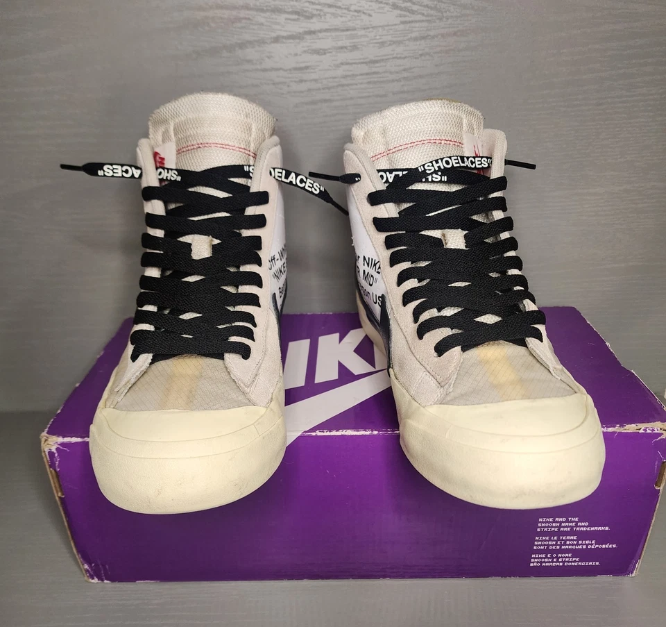 Size 9 - Nike Off-White x Blazer Mid The Ten - Image 3 of 4