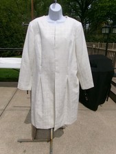 NWT LE SUIT WHITE JAQUARD 2PC DRESS SUIT 18 300