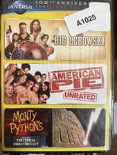 THE BIG LEBOWSKI (DVD, 1998) American Pie, Monty Python’s The Meaning Of Life
