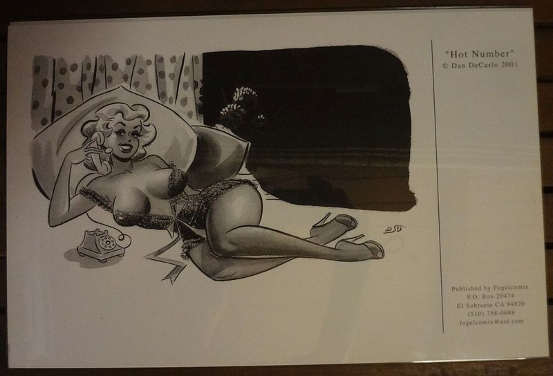 DAN DECARLO 11x17 Standee Art PRINT SET   "HOT NUMBER"  "BURLESQUE" #55/300 COA