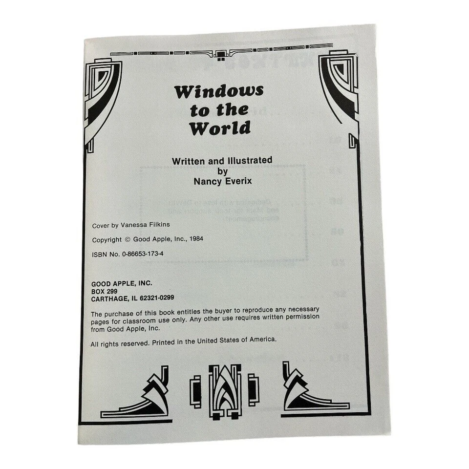 Windows to the World by Nancy Everix~Good Apple Activity Book Grades 2-8 - Image 2 of 4