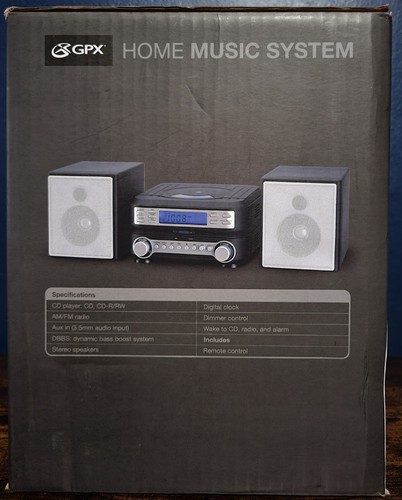 GPX HC221B Compact CD Player Stereo Home Music System AM/FM Tuner - Tested Works - Picture 12 of 13