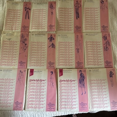 Choice Vintage 1970's Sewing Pattern Collection Ann Person-Uncut