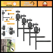 4 Pack Adjustable Trail Camera Mounts, 360  Tree Bracket Holder for Hunting