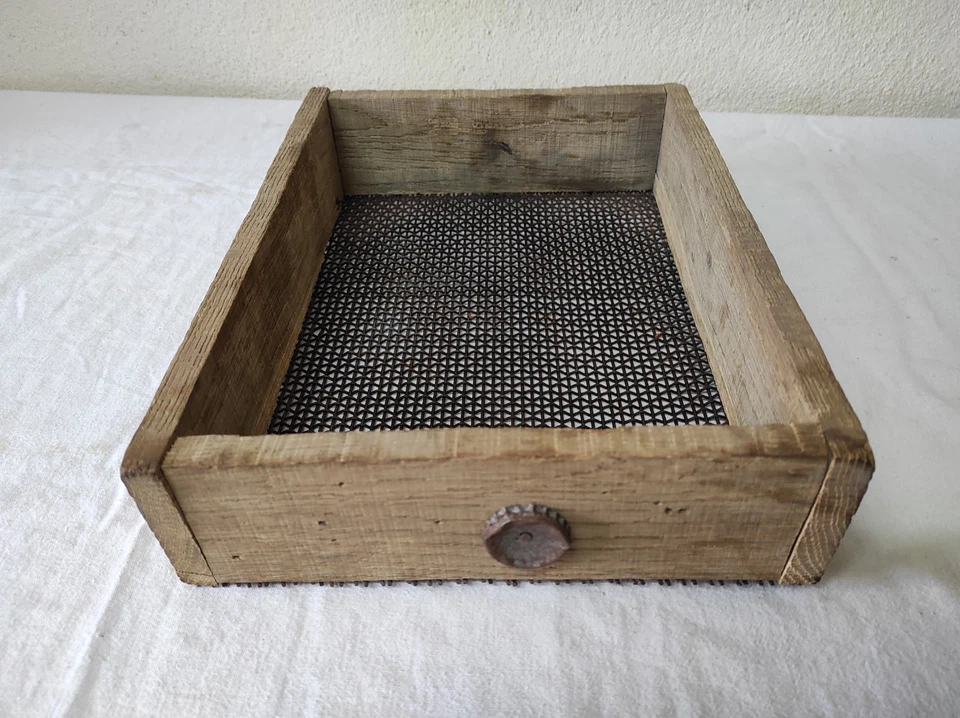 Ancien Tamis  en bois 30 x 23cm  Vintage - Photo 4/4