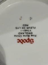 Spode Fleur De Lys Red for sale | eBay