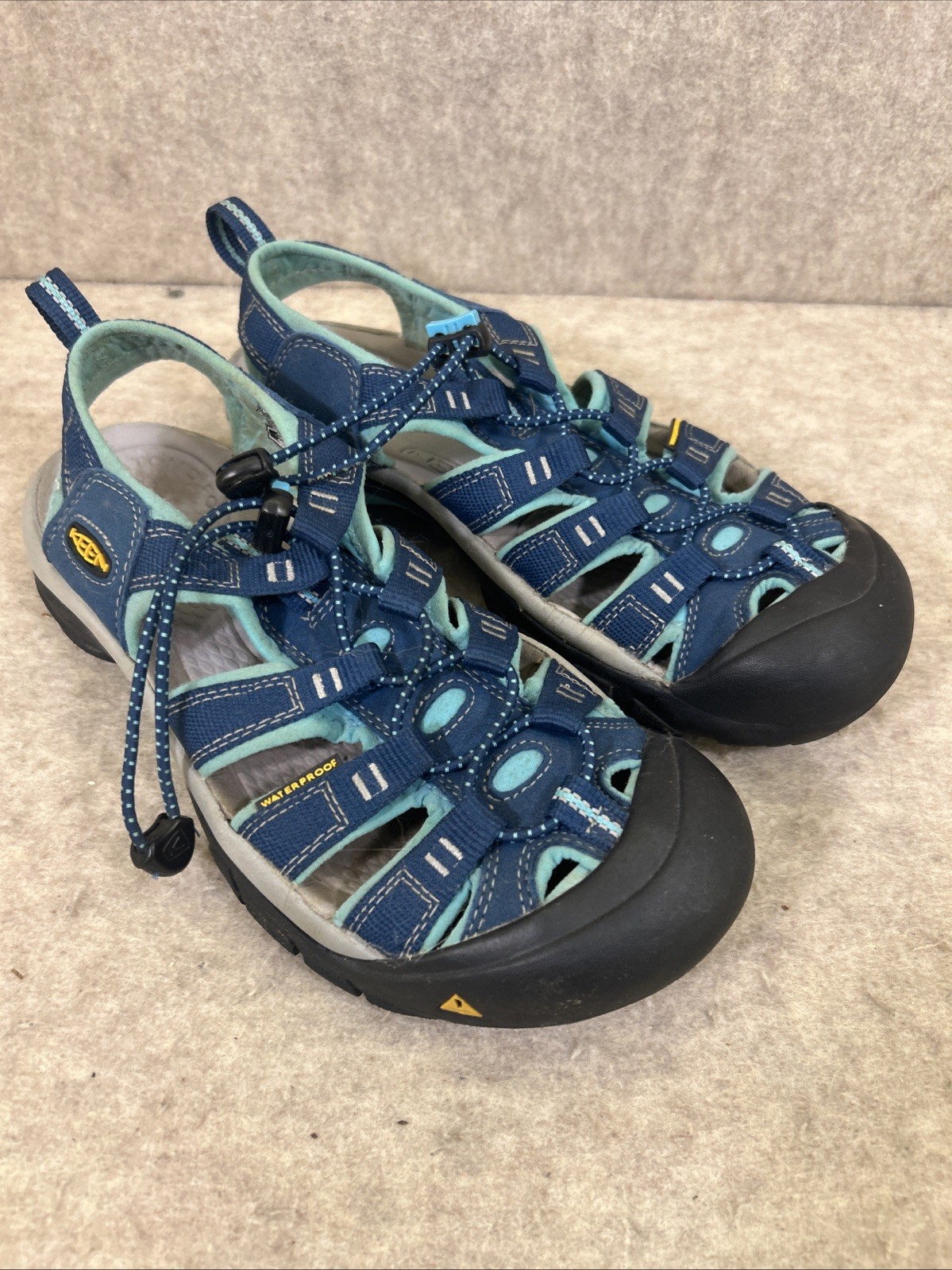 Sandali sportivi KEEN Coronado donna elasticizzati in tela acqua blu taglia 8