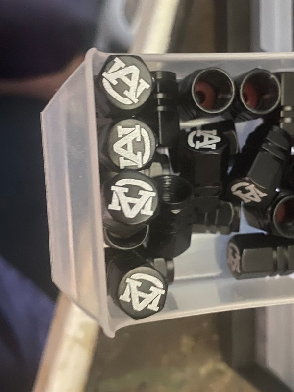 Auburn Tigers Wheel Tire Valve Stem cap Covers 4 Pc set