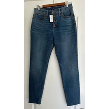 NWT J. CREW 10" High Rise Skinny Jeans 30