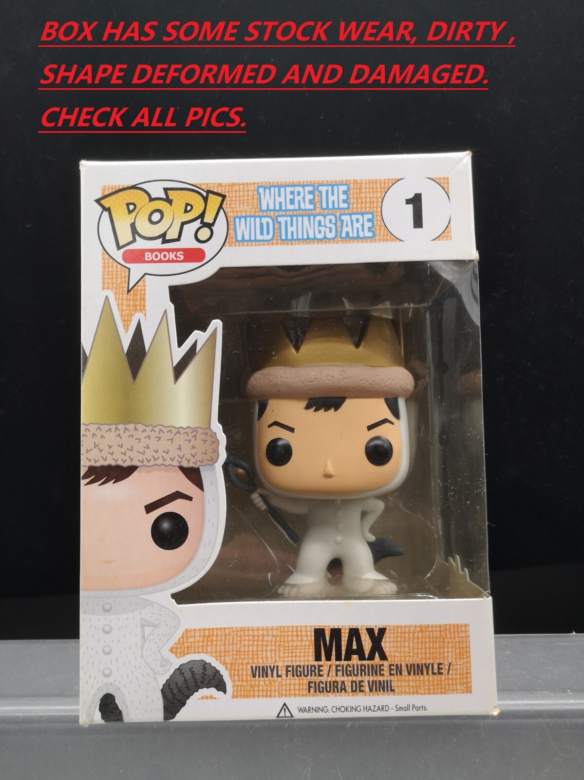 Figura Vinilo Original Funko Pop Where The Wild Things Are Max #1
