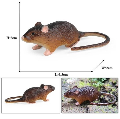 Mouse Rat Animal Toy PVC Action Figure Kids Toys Party Gifts - Picture 2 of 2