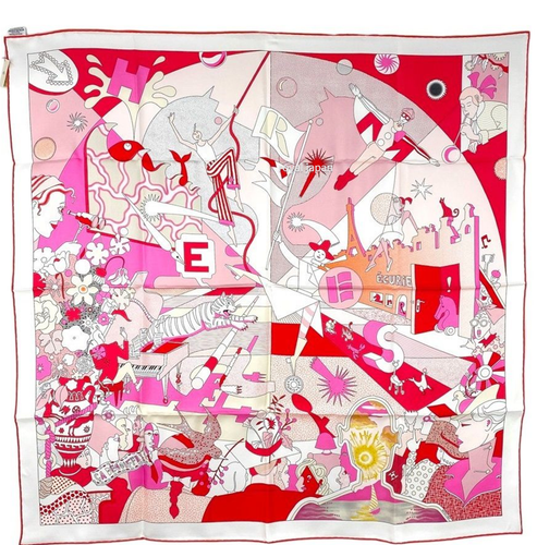 Unused w/box HERMES Carre 90 CA DECOIFFE Silk Scarf 90cm 2023AW - Picture 10 of 11