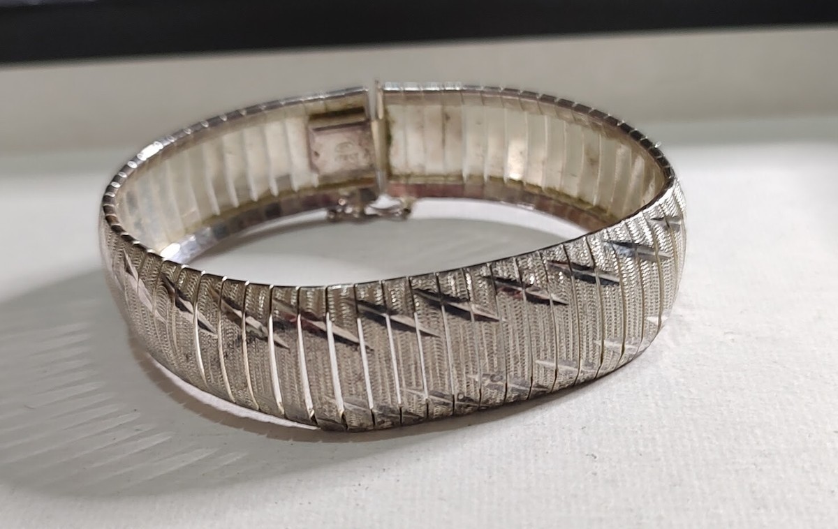 アクセサリー Vintage Bracelet/Made in Itaiy Sterling Bracelet 7.25