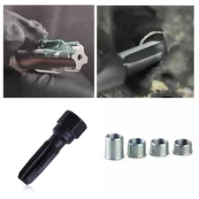 14mm Spark Plug Rethread Thread Repair Kit Helicoil Reamer Tap Tool w/ 4 Inserts